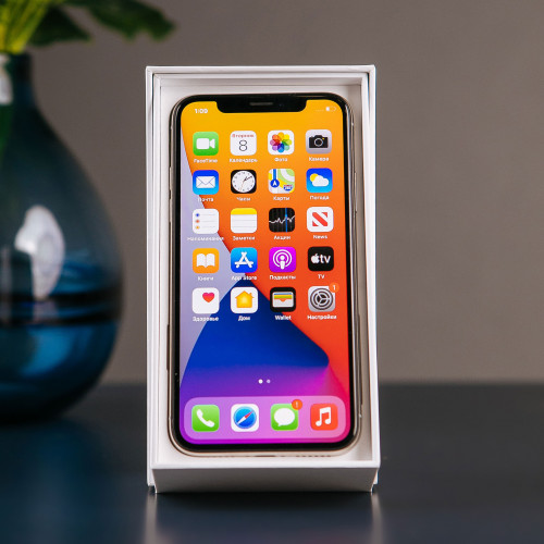 iPhone X 64gb, Silver б/у